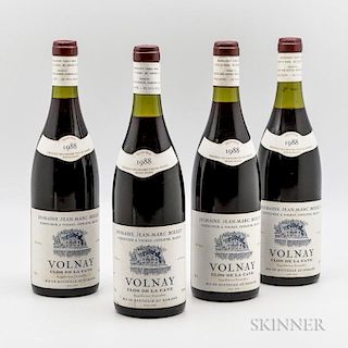 JM Bouley Volnay Clos de la Cave 1988, 4 bottles