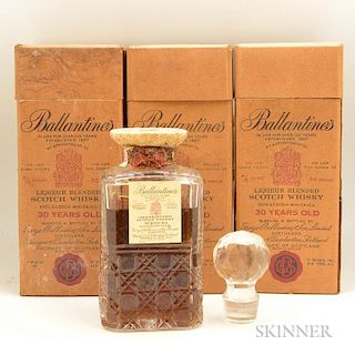 Ballantine's 30 Years Old, 3 4/5 quart bottles (oc)