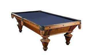 1898 Brunswick Narrangasset Billiards Table