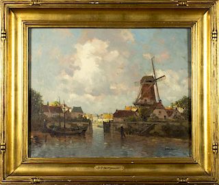 Gerardus Johannes Delfgaauw (Holland,1882-1947) oil on canvas