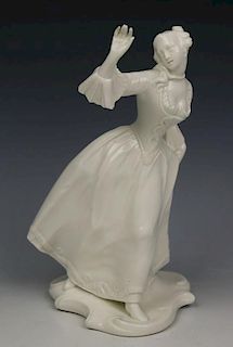 Nymphenburg Bustelli figurine Commedia dell'Arte "Leda"