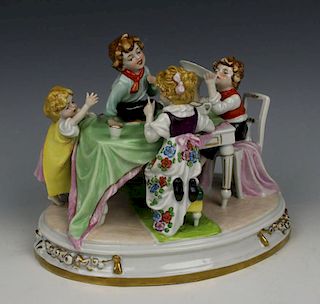 Scheibe Alsbach Kister figurine "Children at the Table"