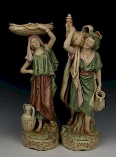 Royal Dux pair of figurines "Eastern Water Carriers"