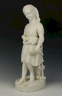19C Copeland figurine "Young England's Sister"