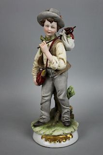 Capodimonte Bruno Merli Figurine "The Wanderer"