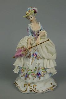 Capodimonte San Marco Figurine "Lady with Parasol"