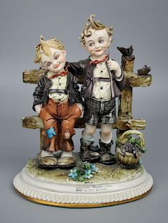 Capodimonte Tiziano Galli figurine "Friends"