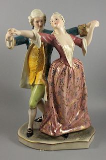Capodimonte Eugenio Pattarino Figurine Dancing Couple