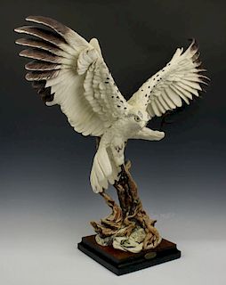 Large 22" Giuseppe Armani Figurine "White Hawk"