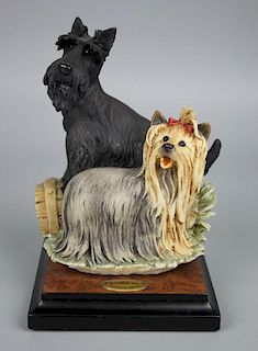 Giuseppe Armani Figurine dogs "Odd Couple"