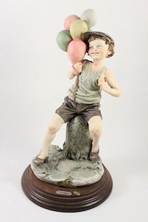 Giuseppe Armani Figurine "Boy with Balloons"