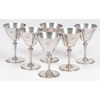 Tiffany & Co. Sterling Cocktail Glasses