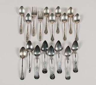 American Sterling and Coin Silver Teaspoons, Plus