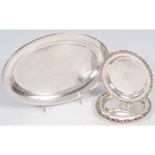 Mauser Manufacturing Co. Sterling Bread and Butter Plates, Plus