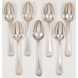 English Sterling Serving Spoons