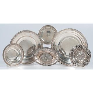 American Sterling Plates and Bowls