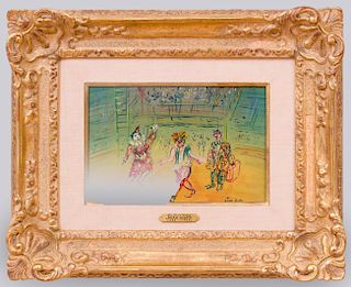 ATTRIBUTED TO JEAN DUFY (1888-1964): LES TROIS CLOWNS