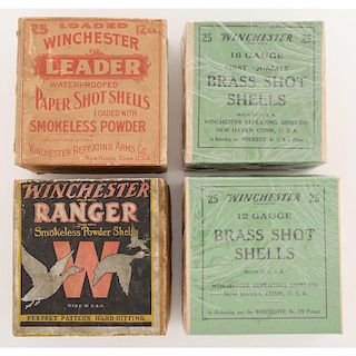 Lot of Winchester Shotshell Boxes