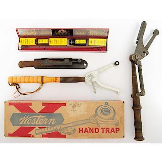 Hand Trap Throwers with Daisy Cleaning Kit