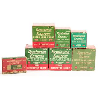 Lot of Remington Shotshell Boxes with Crate