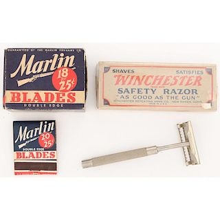 Lot of Winchester and Marlin Shaving Supplies