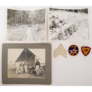 World War II-Era Photographs and Patches
