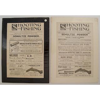 Lot of Shooting and Fishing Magazine Advertisements