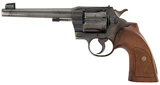 ** Colt Officer's Model Heavy Barrel target Revolver