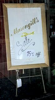 Advertising sign