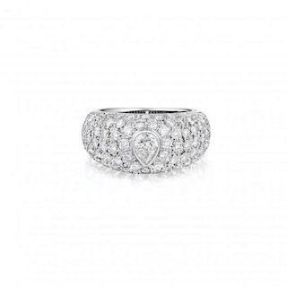 A Platinum Diamond Ring