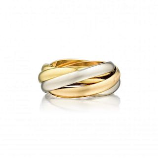 Cartier 18K Gold "Les Must de Cartier" Trinity Five Band Ring