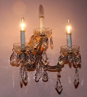 Crystal sconce