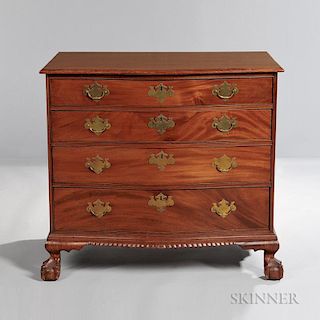 Chippendale Carved Mahogany Chest of Drawers