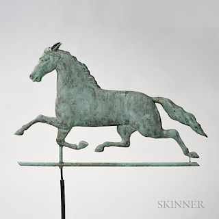 Molded Copper "Dexter" Horse Weathervane