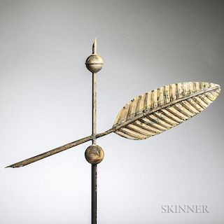 Molded Sheet Copper Quill Weathervane