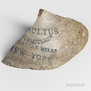 Marked Crolius Stoneware Fragment