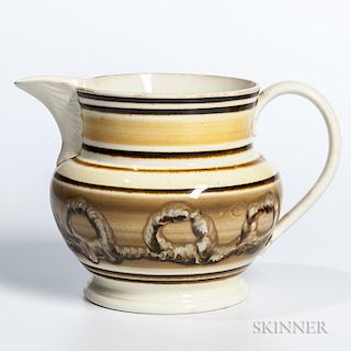 Cable Slip-decorated Jug