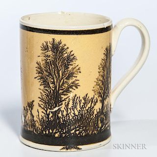 Mocha-decorated Half-pint Mug