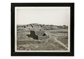 J. K. Hiller, c.1880 View of Zuni, Large Ambrotype