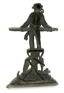Late 19th Century Cast Iron Umbrella Stand in the Form of Jack Tar