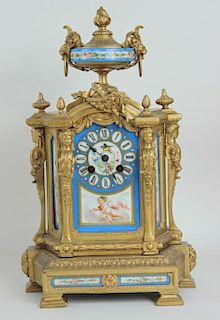 FRENCH STYLE PORCELAIN INSERT CLOCK