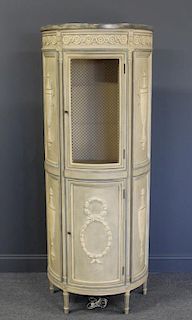 Classical Style Carved and Paint Decorated Corner