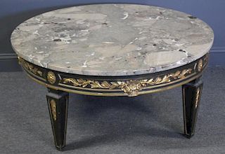 Louis Phillippe Style Carved, Paint and Gilt