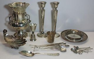 STERLING. Assorted Grouping of Silver Hollow Ware