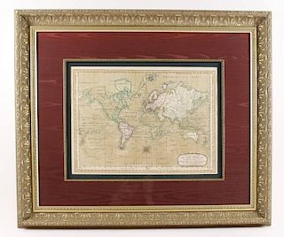 After Samuel Dunn, New Chart of the World Map