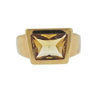 Vacheron Constantin 18k Gold Yellow Gemstone Ring