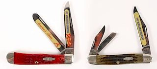 2 ATL Braves World Series Collectible Case Knives