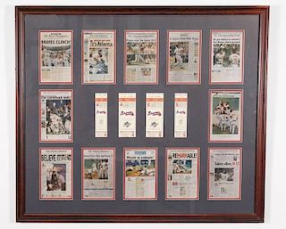 1991 Atlanta Braves Post-Season Memorabilia