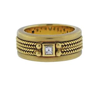 H. Stern 18K Gold Diamond Band Ring