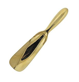 Tiffany &amp; Co 18K Gold Shoe Horn